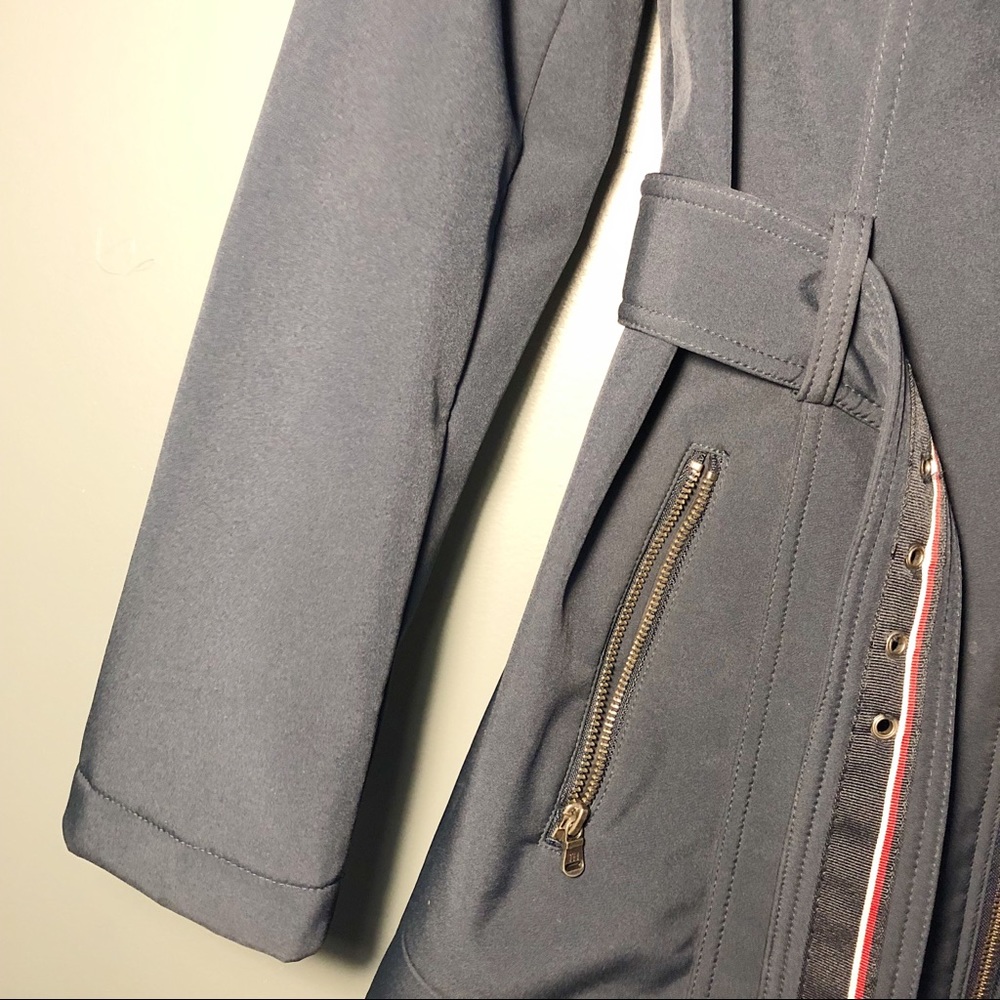 Tommy Hilfiger Soft Shell Belted Rain Coat - Picture 4 of 8